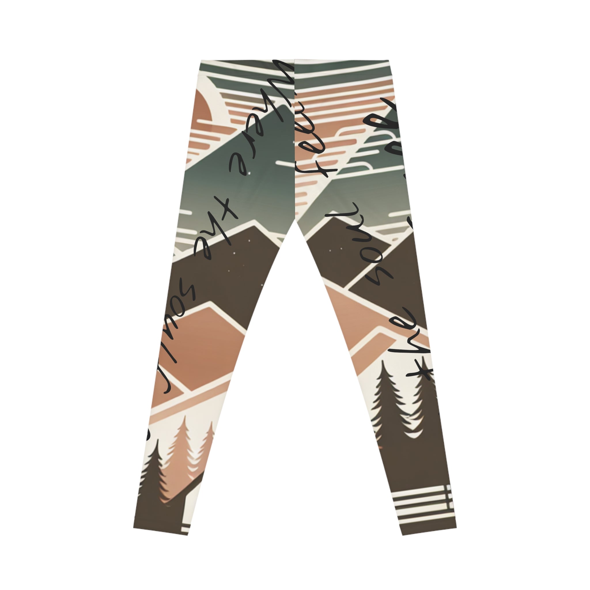 Mountain Leggings | 'Free Spirit' Design for Music Festivals