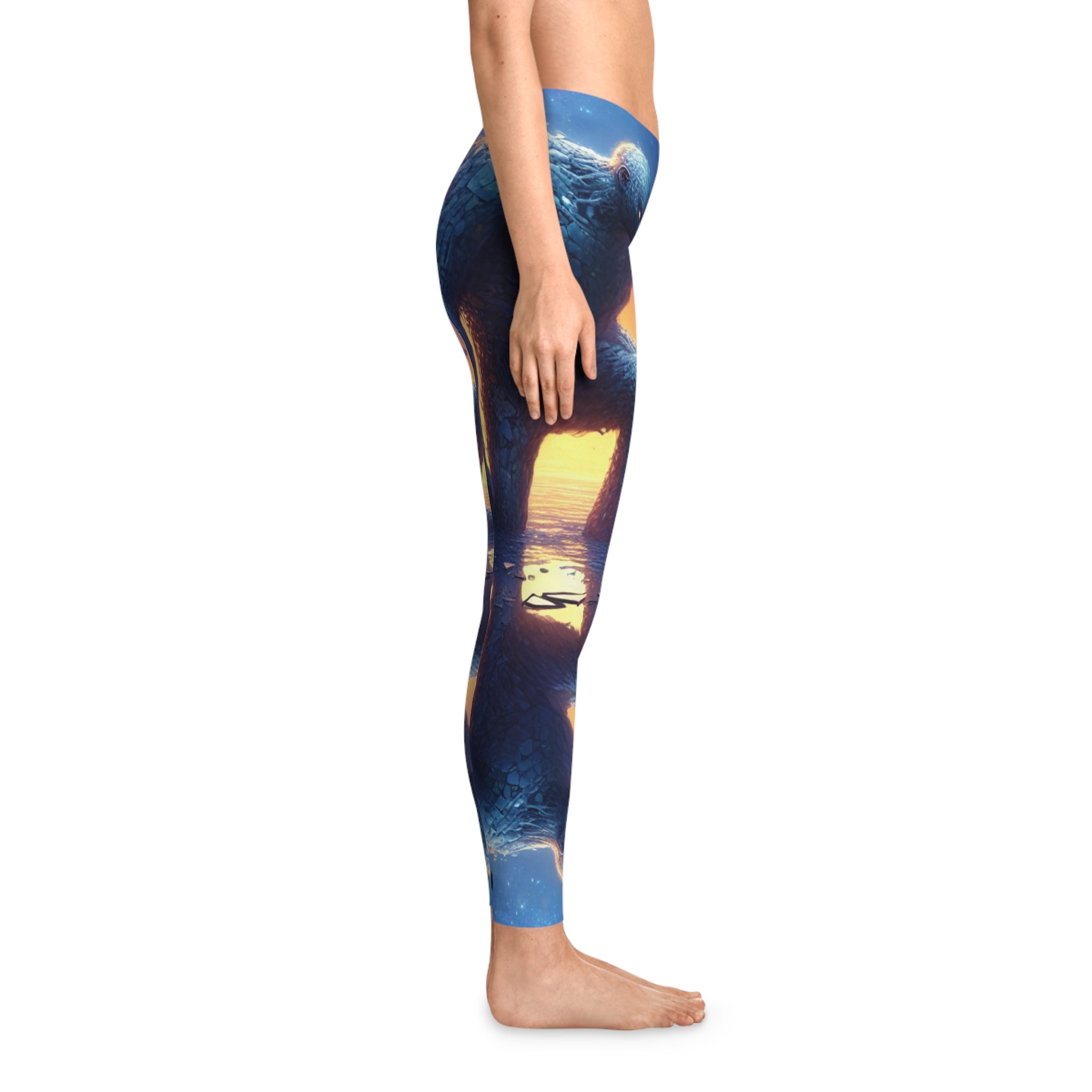 Fantasy Anti Hero Stretchy Leggings - Cosmic Adventure Yoga Pants