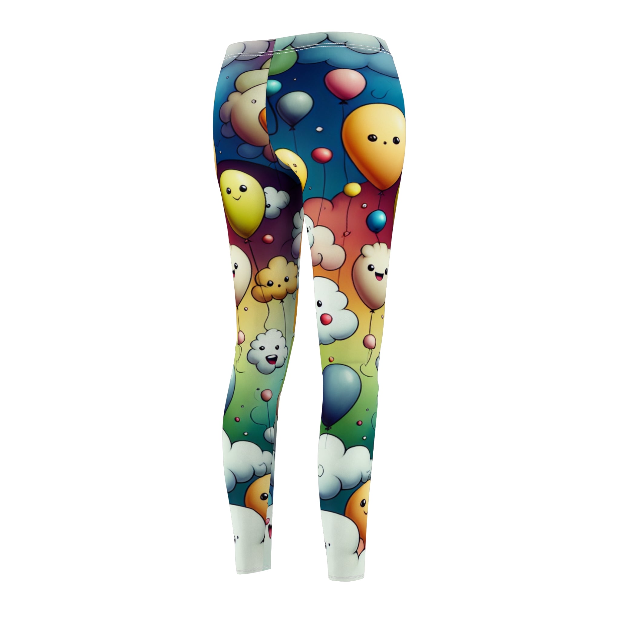 Leggings Colorful Fluffhead Clouds Print Women's Casual