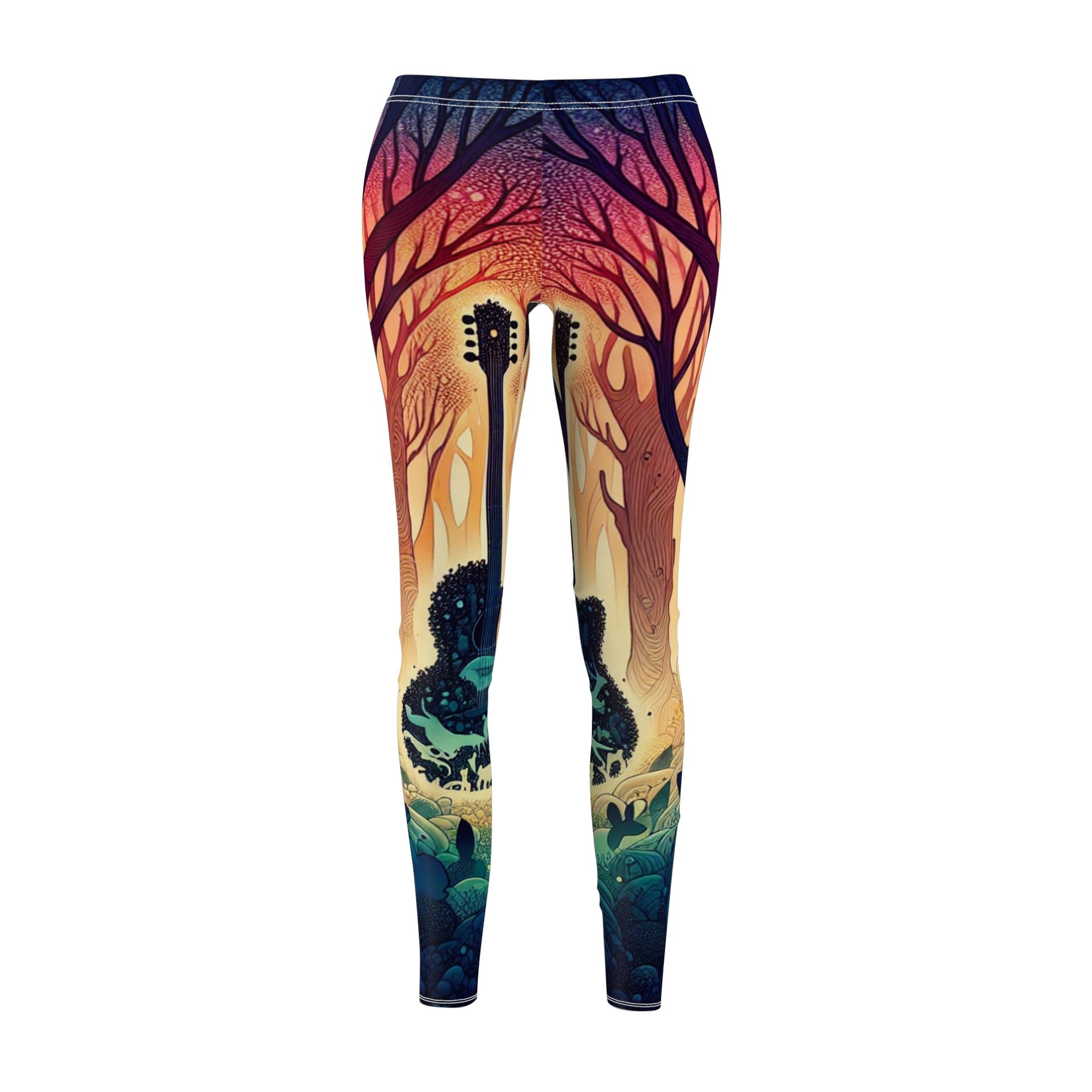 Leggings Musical Forest Music Festival Women's Cut & Sew Casual