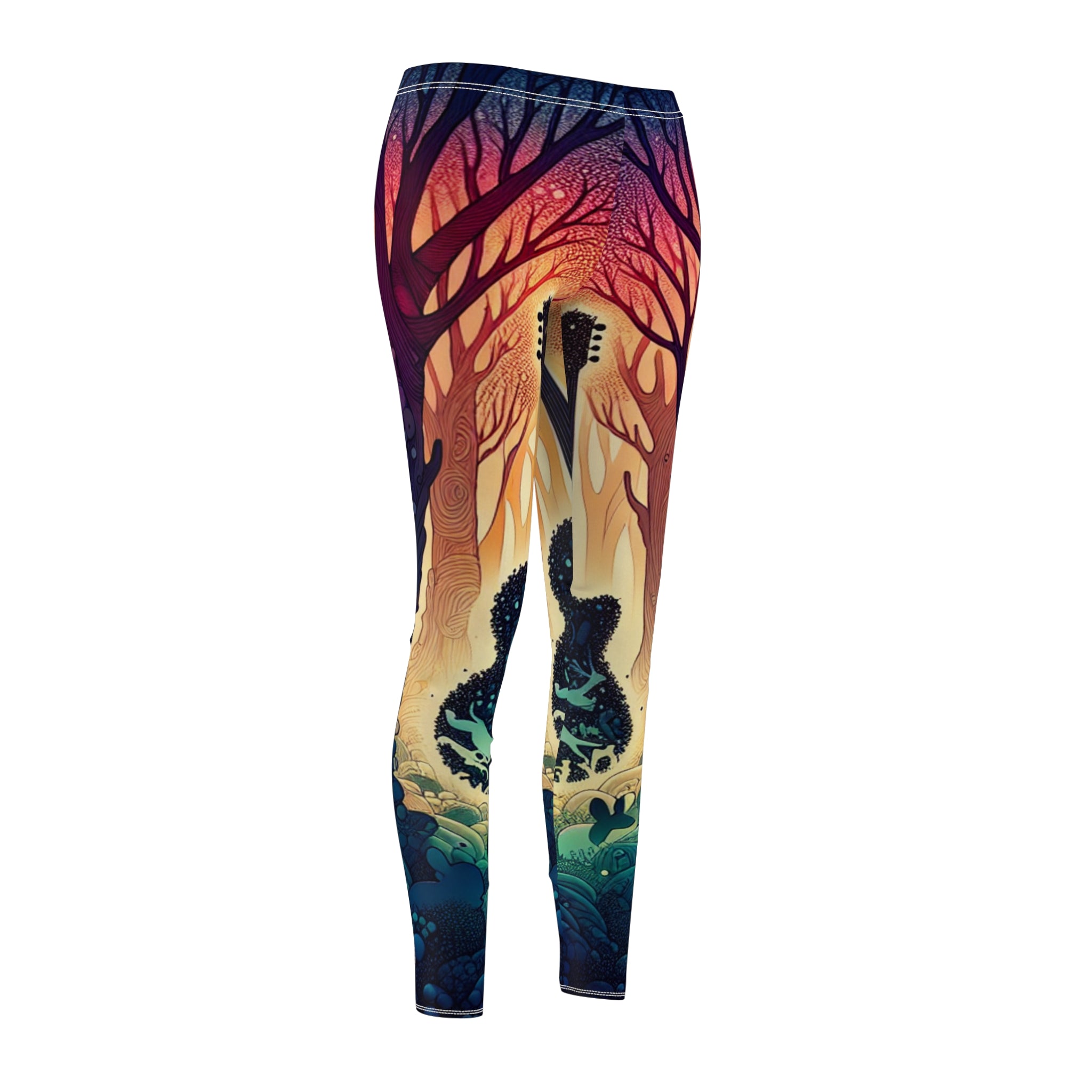 Leggings Musical Forest Music Festival Women's Cut & Sew Casual