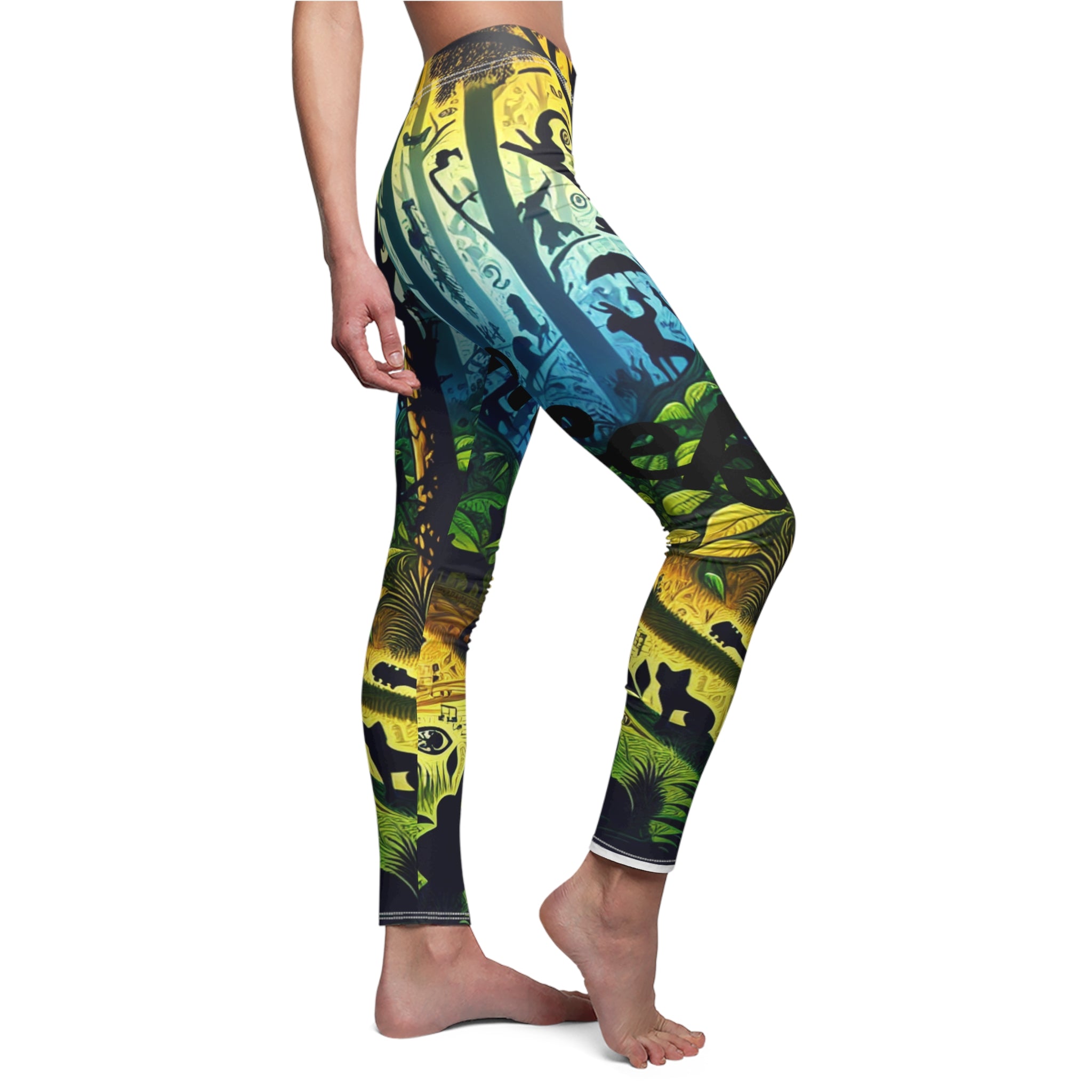 Hide and Seek Nature Inspired Leggings