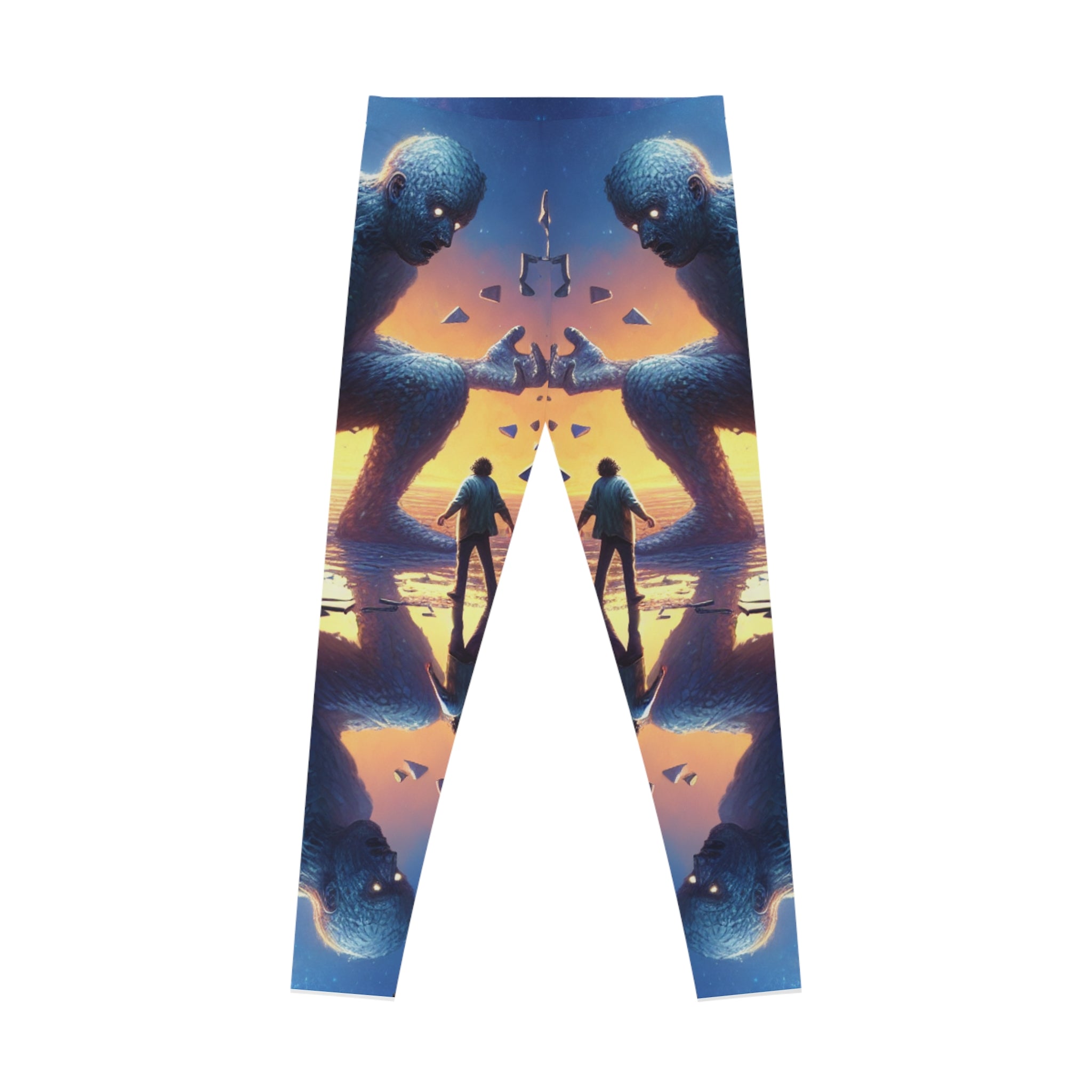 Fantasy Anti Hero Stretchy Leggings - Cosmic Adventure Yoga Pants