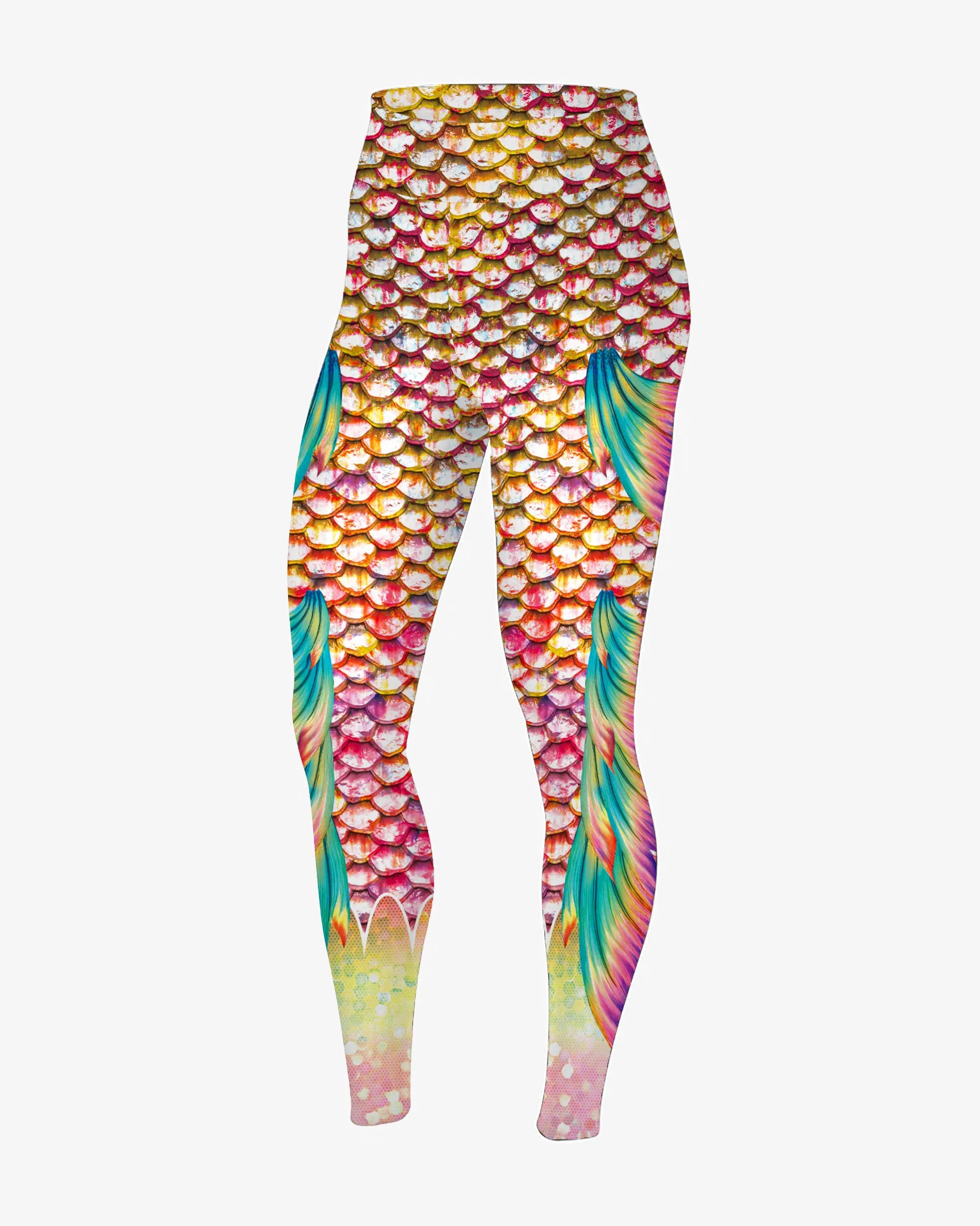 Mermaid Cosplay Anime Women's Leggings 2021 New Scales 3D Printing Street Tight Pants Fashion Casual Sports Fitness Leggings