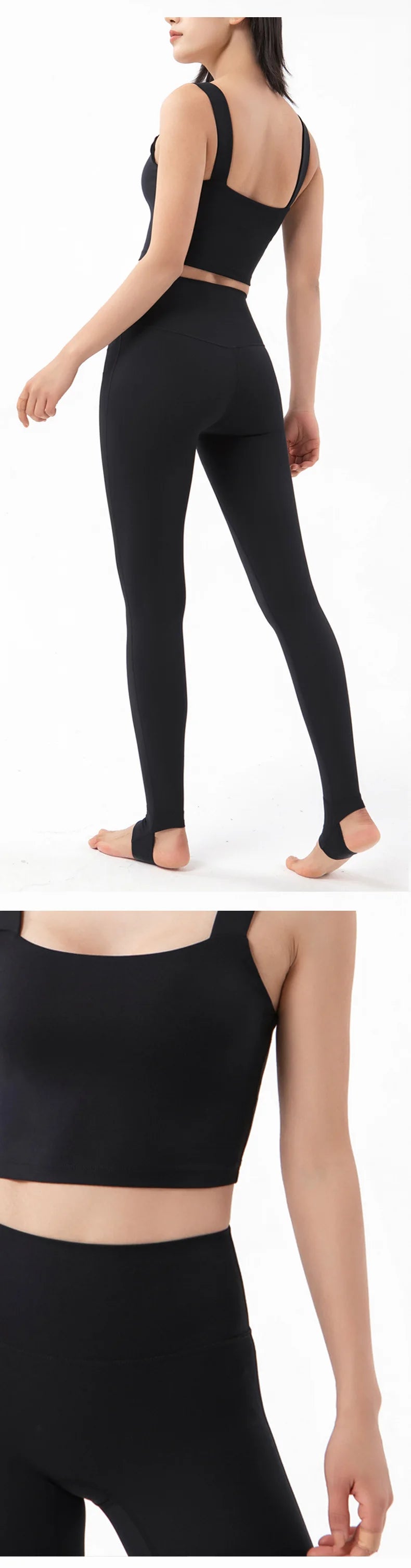 SOISOU Leggings Women's Pants Gym Fitness Yoga Pants Breathable Sports Tights Women Stirrup Leggings pantalones de mujer