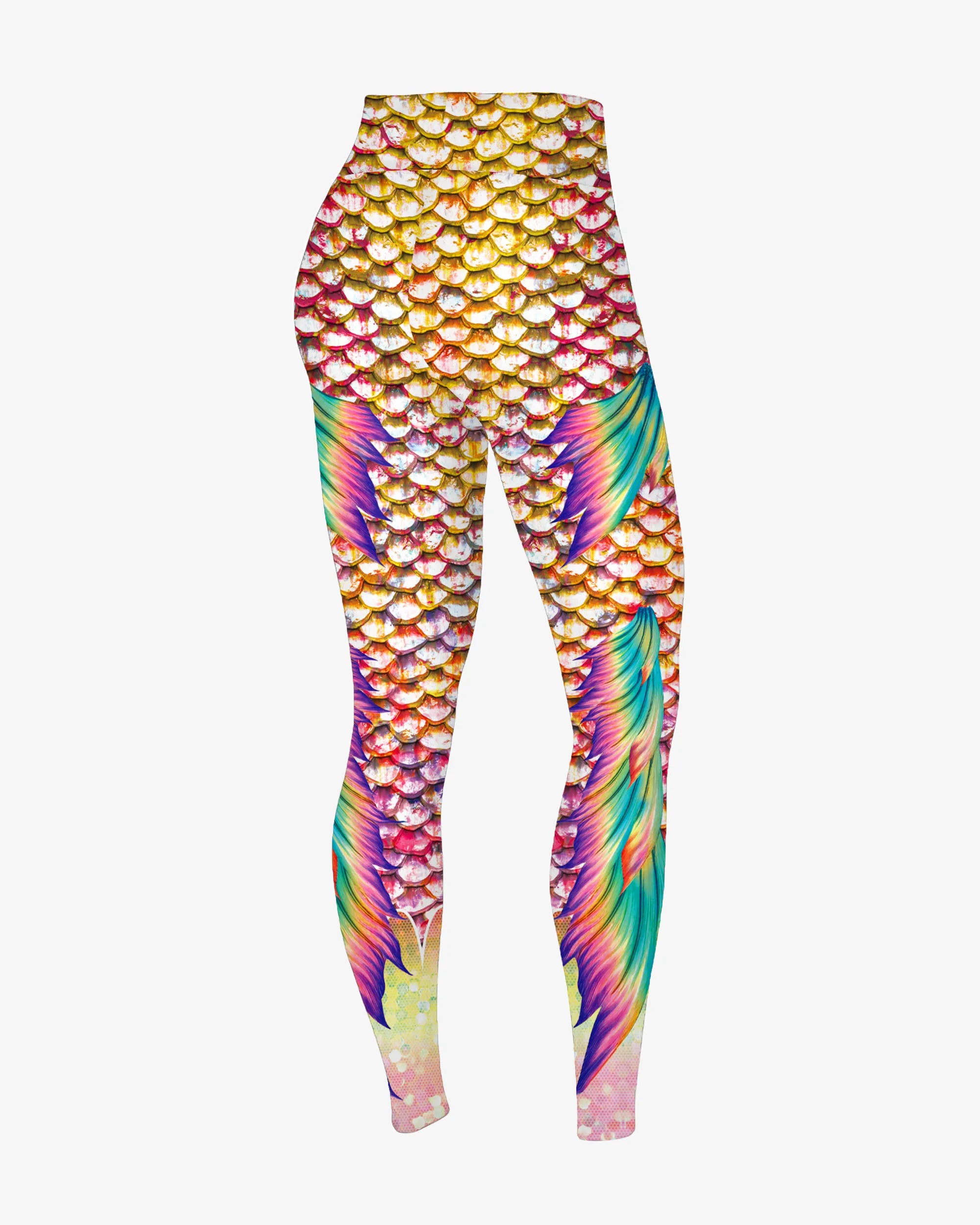 Mermaid Cosplay Anime Women's Leggings 2021 New Scales 3D Printing Street Tight Pants Fashion Casual Sports Fitness Leggings