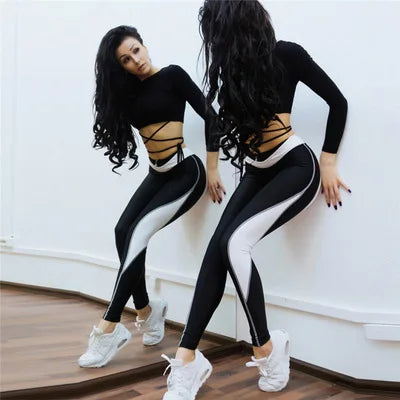 Heart Shape Leggings Women New Red Black Color High Waist Pants Patchwork Printed Leggins Big Size High Elastic Fitness Leggings