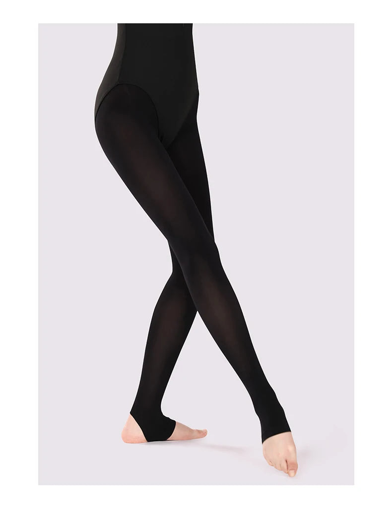 Girls Women 60D Stirrup Tights Highly Elastic Dance Pantyhose Leggings Seamless Pantyhose Gymnastic Dance Tights