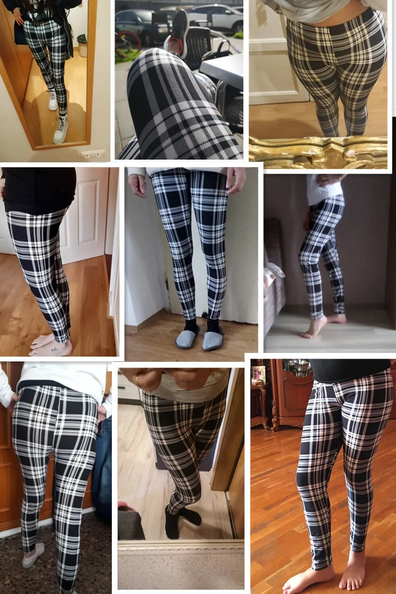 QR63 Solid Color Capris Leggings, WOMEN'S Fashionable Elastic Waist Exercise, Short Leg Pants