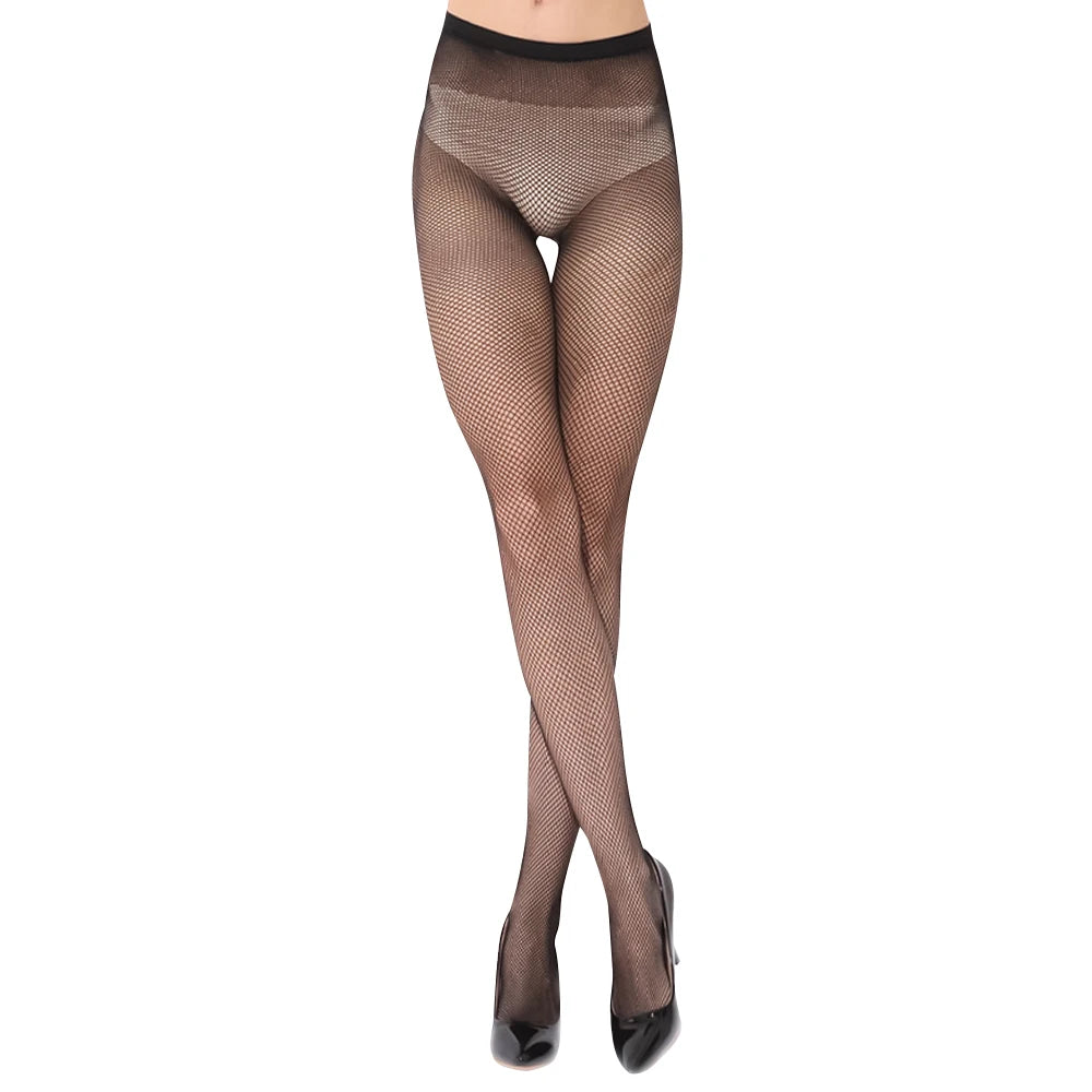 Sexy Women Gothic Tights Seamless Sexy Lace Mesh Fishnet Pantyhose Summer Nylon Leggings Lolita Tight Stocking Female Hosiery