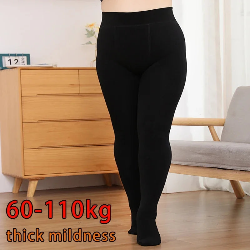 plus size leggings women clothing roupa  plus size feminino  leggings womens trousers Thickened winter fleece pantyhose obesity