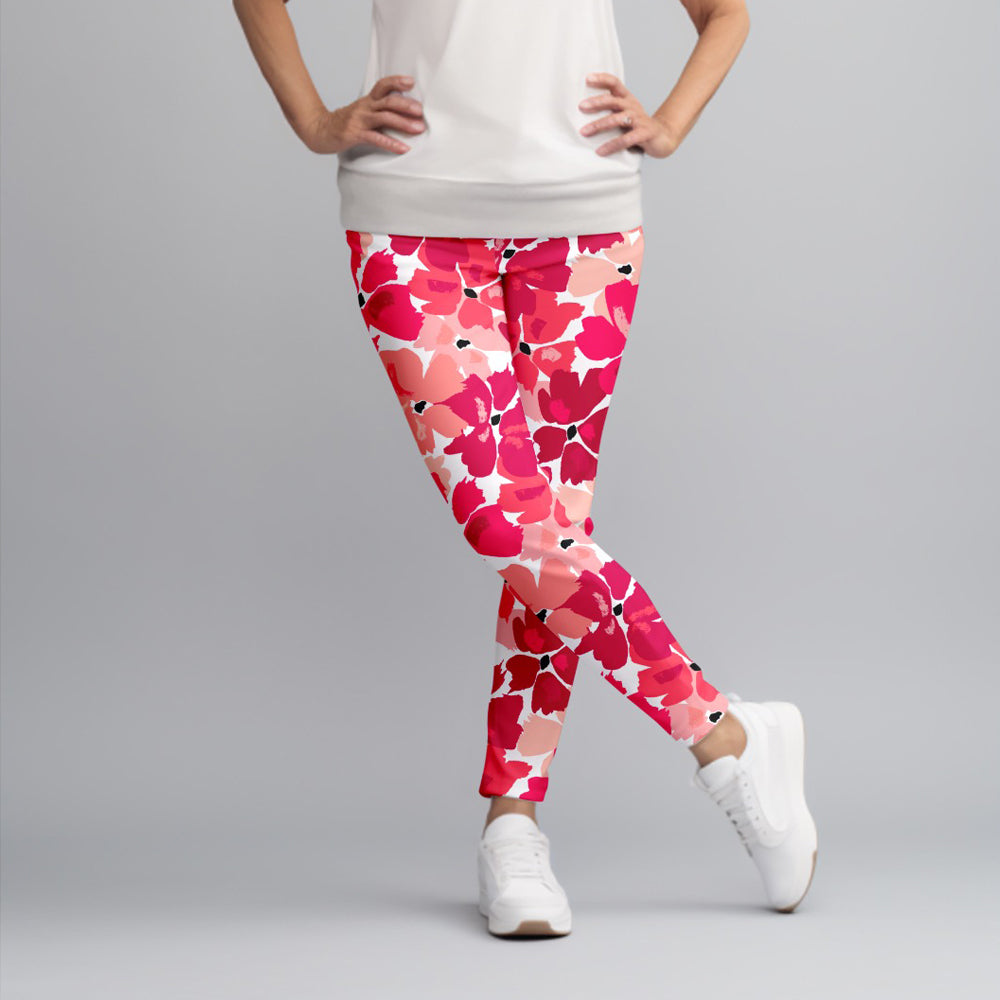 LETSFIND High Quality Fashion Fitness Leggings High Waist 3D Flowers Pattern Digital Print Sexy Casual Trousers Woman's Leggings