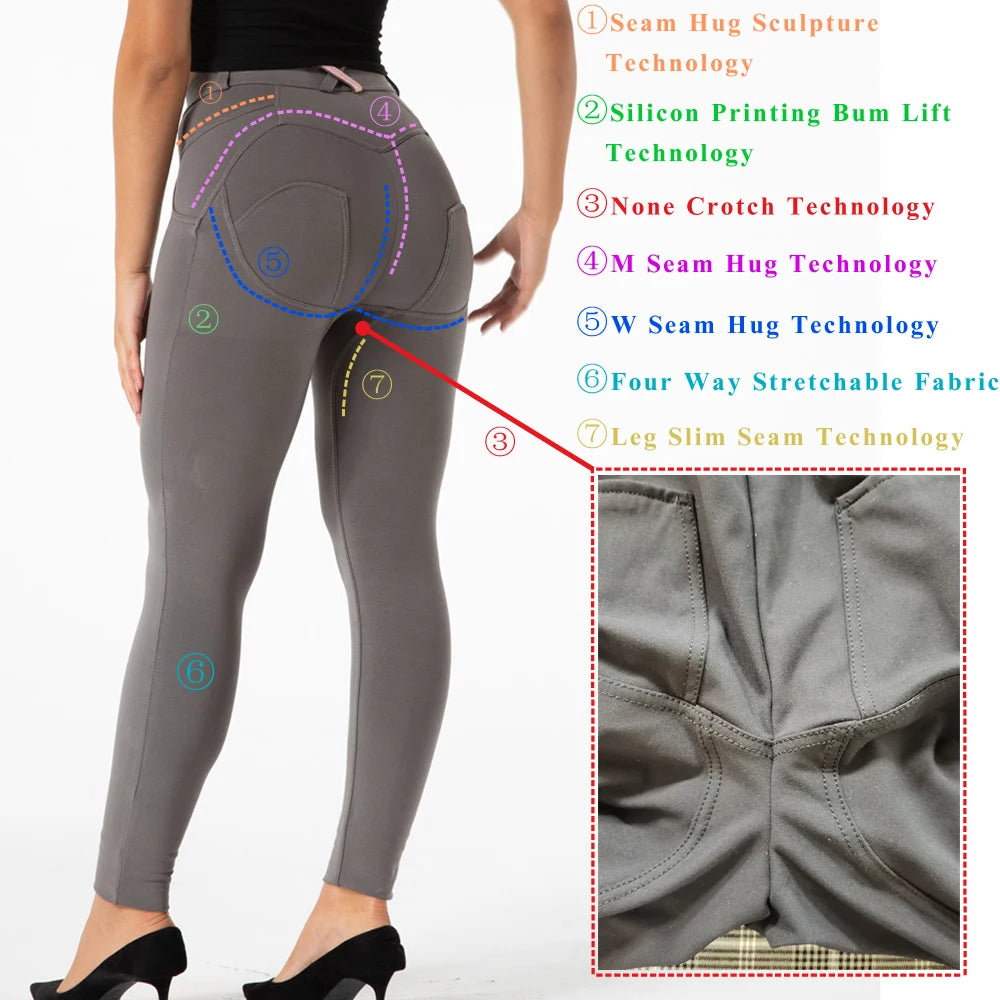 Shascullfites Camouflage Leggings for Women Casual Leggings for Fitness Push-up and Butt Lift Silicone Shapewear