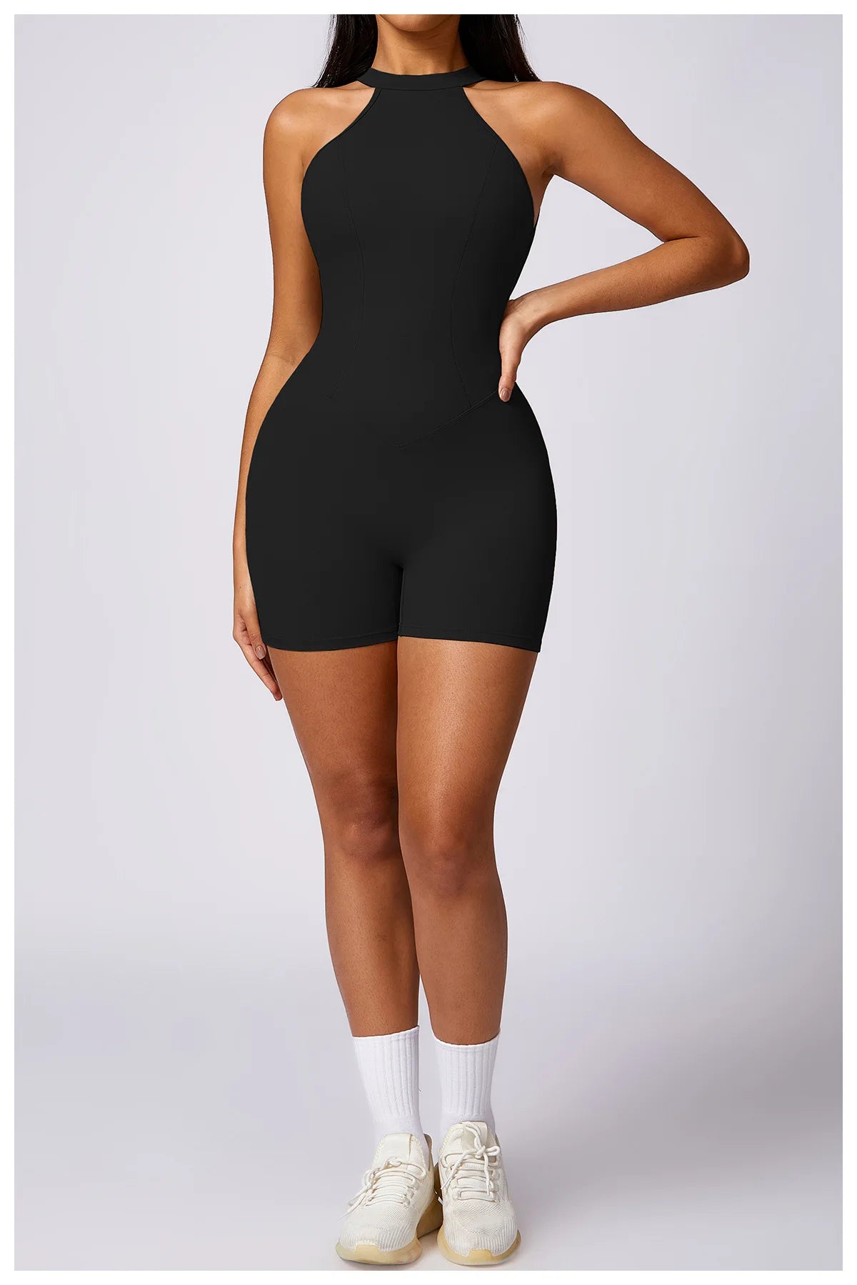 Backless One-Piece Suit Sports Jumpsuit Women Gym Halter Rompers Fitness Yoga Suit Women Overalls Woman Workout Bodysuit Lady