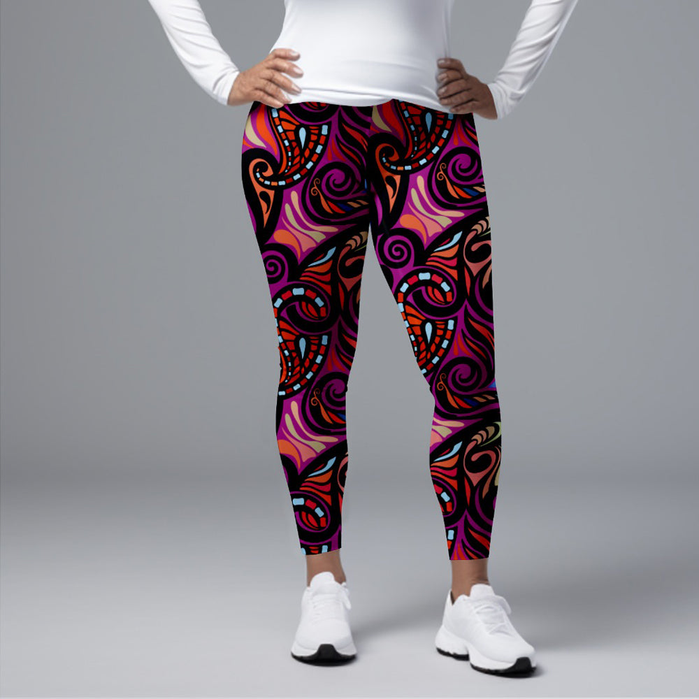 LETSFIND High Quality Fashion Fitness Leggings High Waist 3D Flowers Pattern Digital Print Sexy Casual Trousers Woman's Leggings