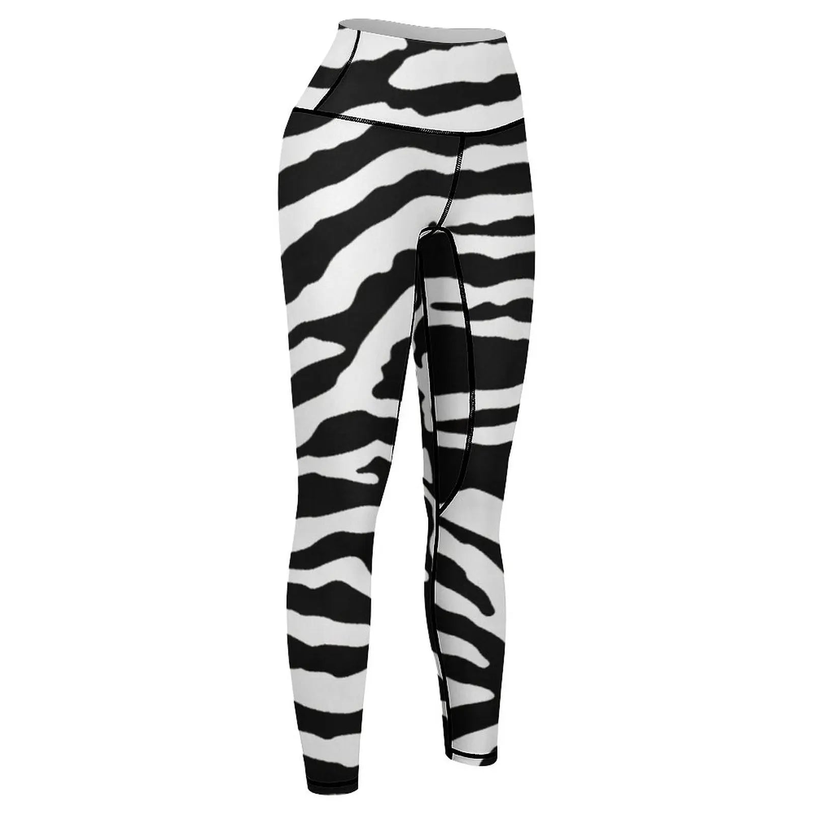 Zebra Skin Camouflage Black and White Pattern Leggings Women's tights Legging sexy woman Womens Leggings