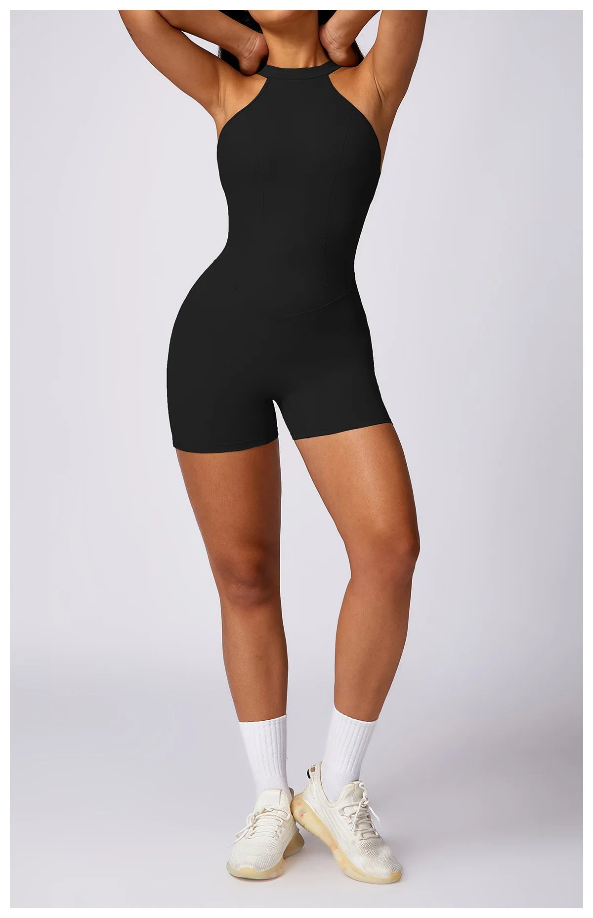 Backless One-Piece Suit Sports Jumpsuit Women Gym Halter Rompers Fitness Yoga Suit Women Overalls Woman Workout Bodysuit Lady