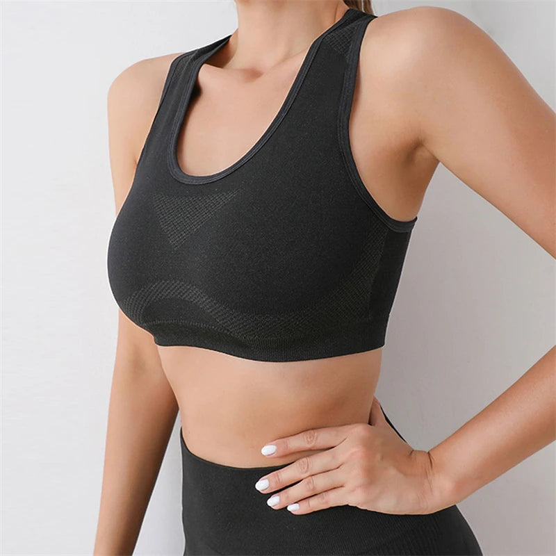 Seamless Women Yoga Set Workout Shirts Sport Shorts Bra Gym Suits Fitness Shorts Crop Top High Waist Running Sports Sets