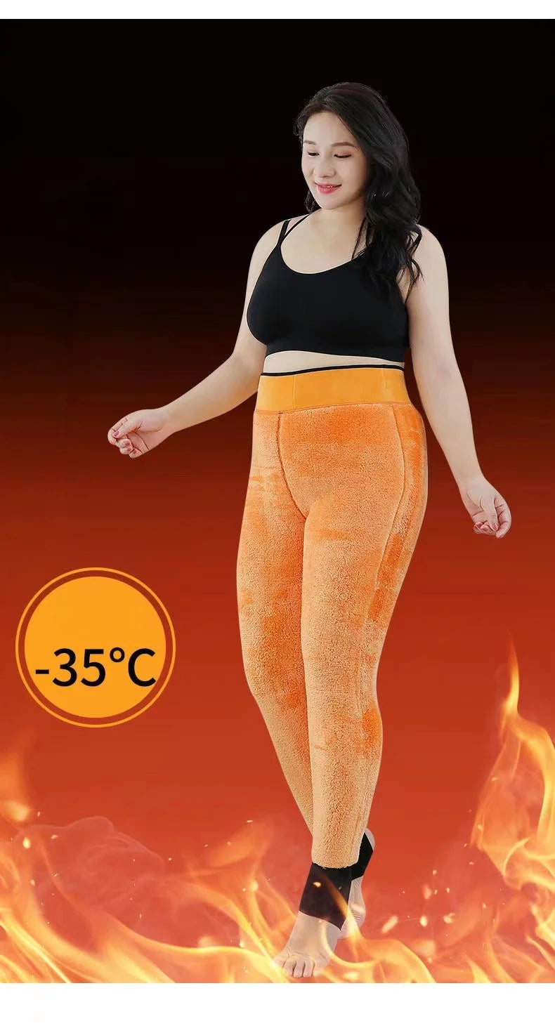 New,-30℃ / -22℉ Really Warm Women's Thick Fleece Pantyhose, Warm Leggings, Large, Big, Plus Size, Lady Trousers, Winter Clothing