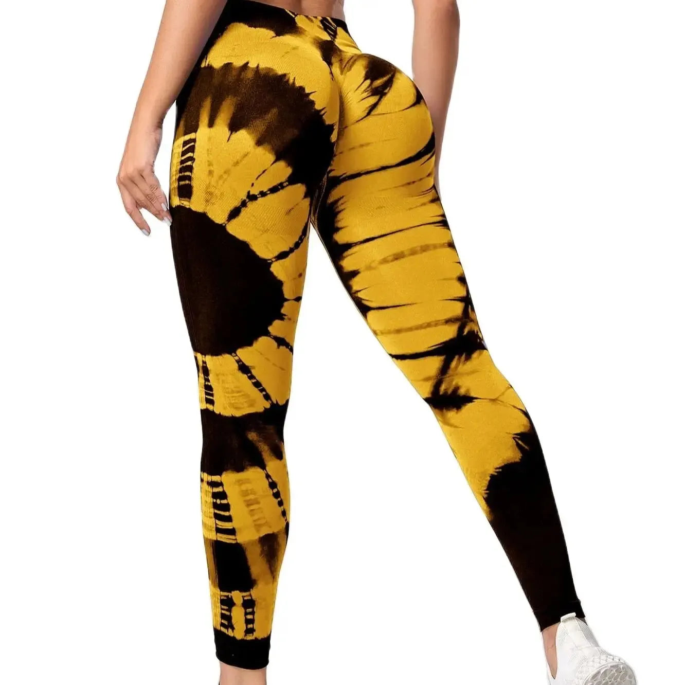 Seamless Leggings for Women Fitness Yoga Pants High Waist Tie Dye Legging Workout Scrunch Butt Lifting Sports Gym Tights Woman