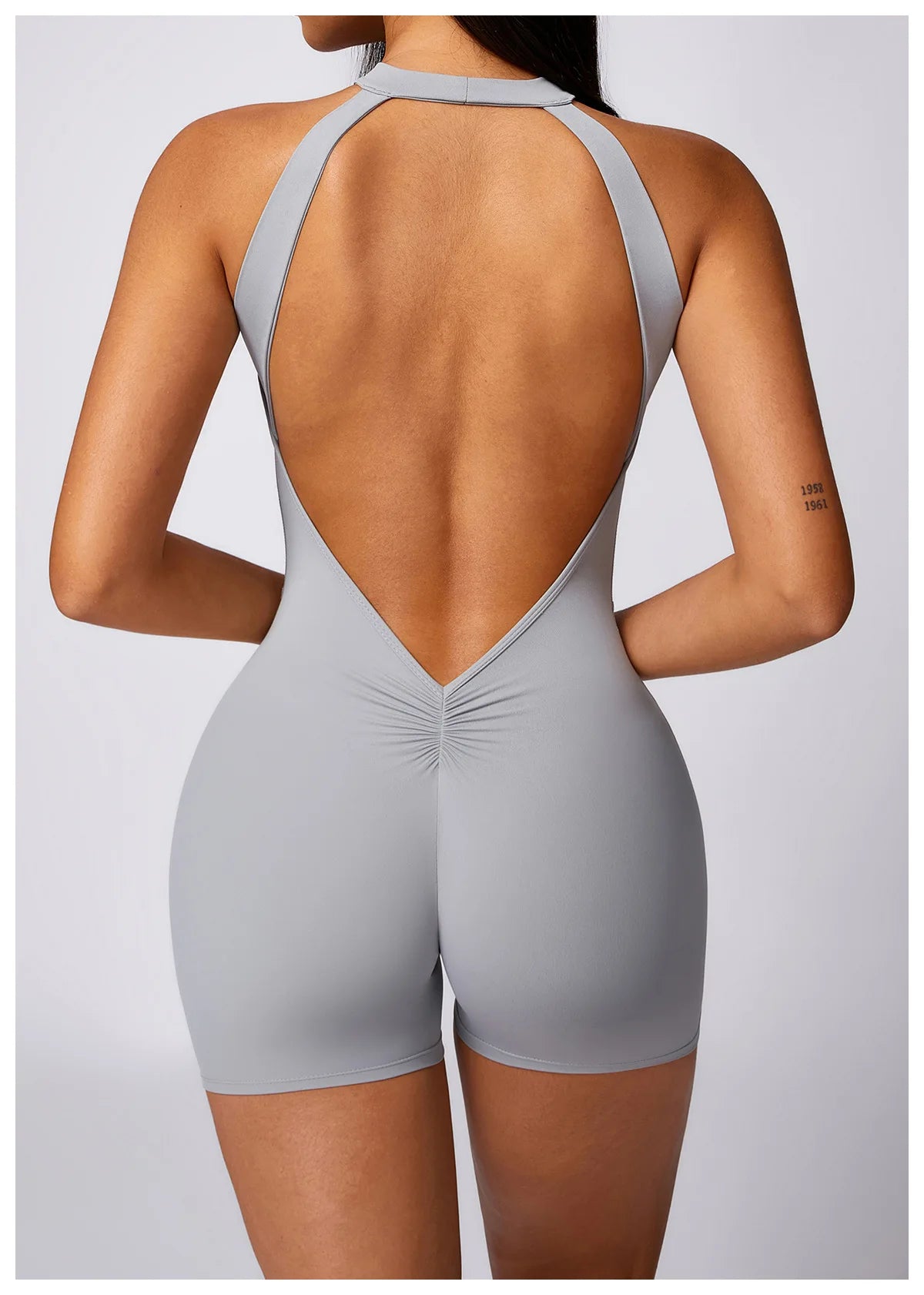 Backless One-Piece Suit Sports Jumpsuit Women Gym Halter Rompers Fitness Yoga Suit Women Overalls Woman Workout Bodysuit Lady