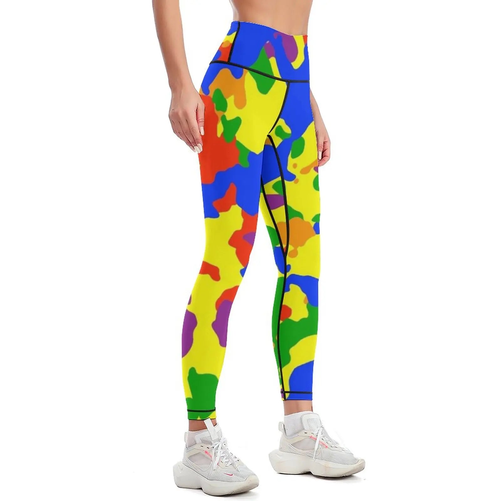 Rainbow Camo Camouflage Leggings sports for Women's sports pants exercise clothing for sportswear for gym Womens Leggings