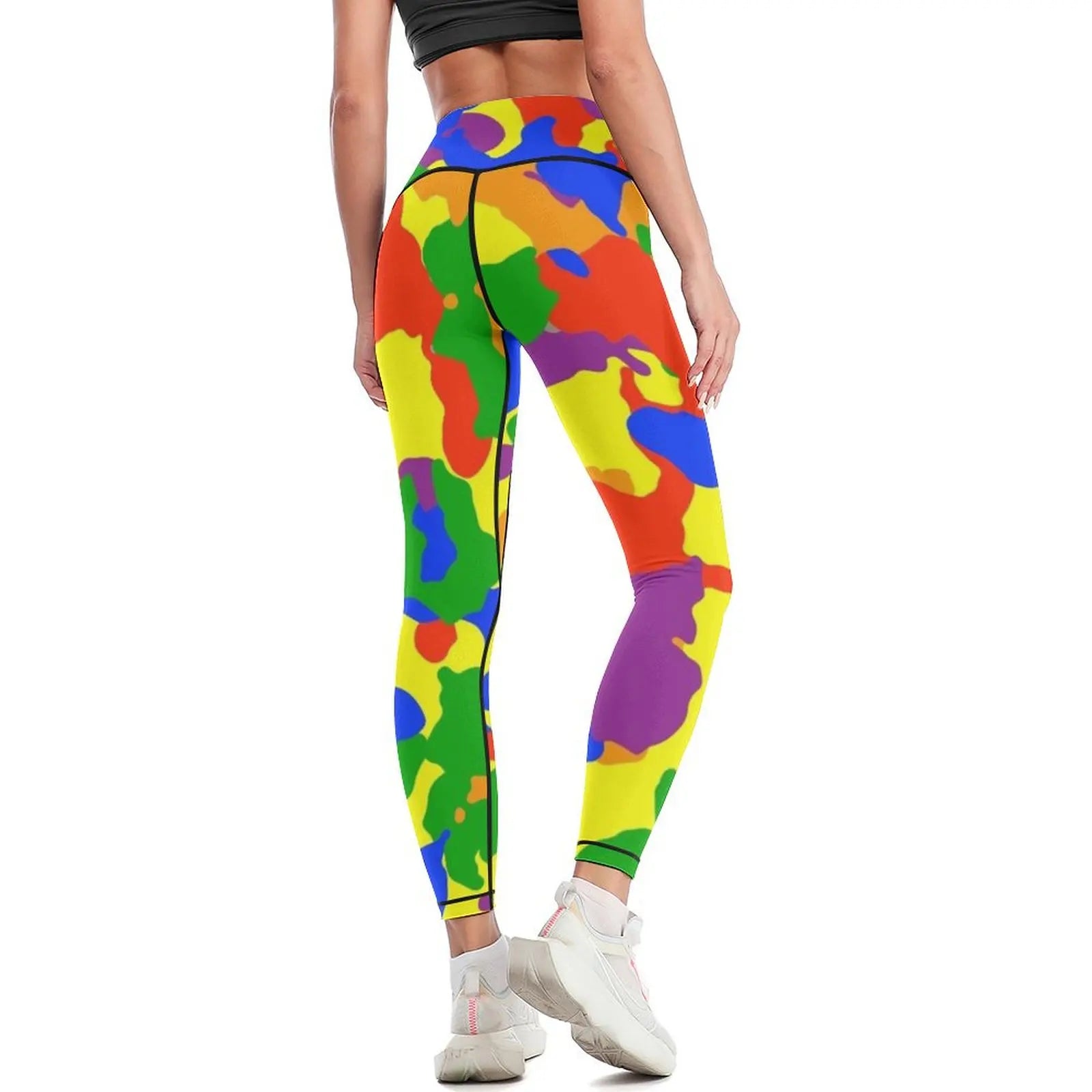 Rainbow Camo Camouflage Leggings sports for Women's sports pants exercise clothing for sportswear for gym Womens Leggings