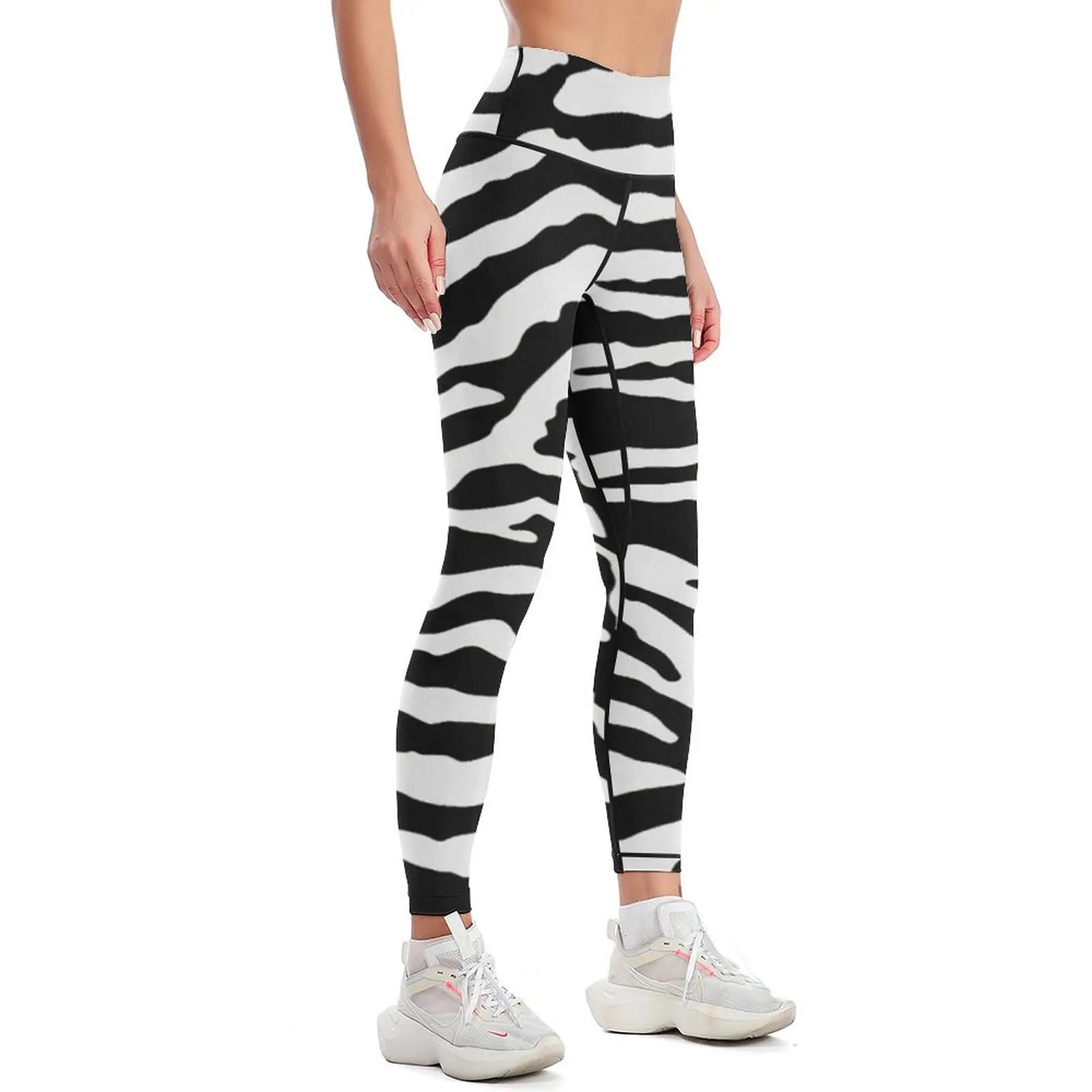 Zebra Skin Camouflage Black and White Pattern Leggings Women's tights Legging sexy woman Womens Leggings