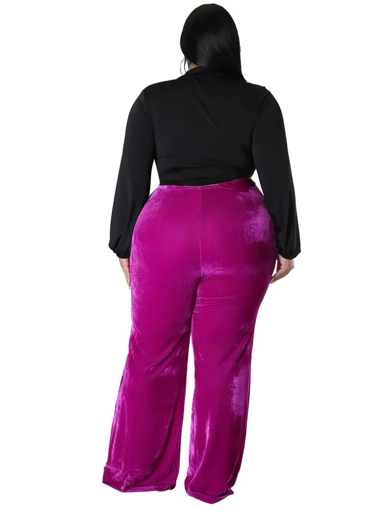 Wmstar Plus Size Pants Women Casual Flared Leggings Stretch Jogging Trousers Fashion Street Wear Wholesale Dropshipping 2023