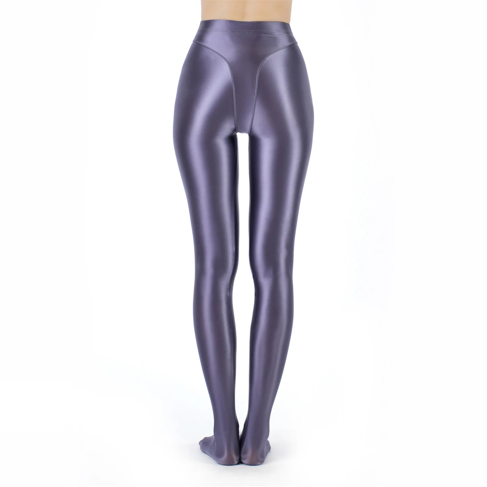 Womens Oil Shiny Tights Pants Glossy High Waist Stretchy Stockings Pantyhose Ballet Yoga Pilates Fitness Sports Workout Leggings