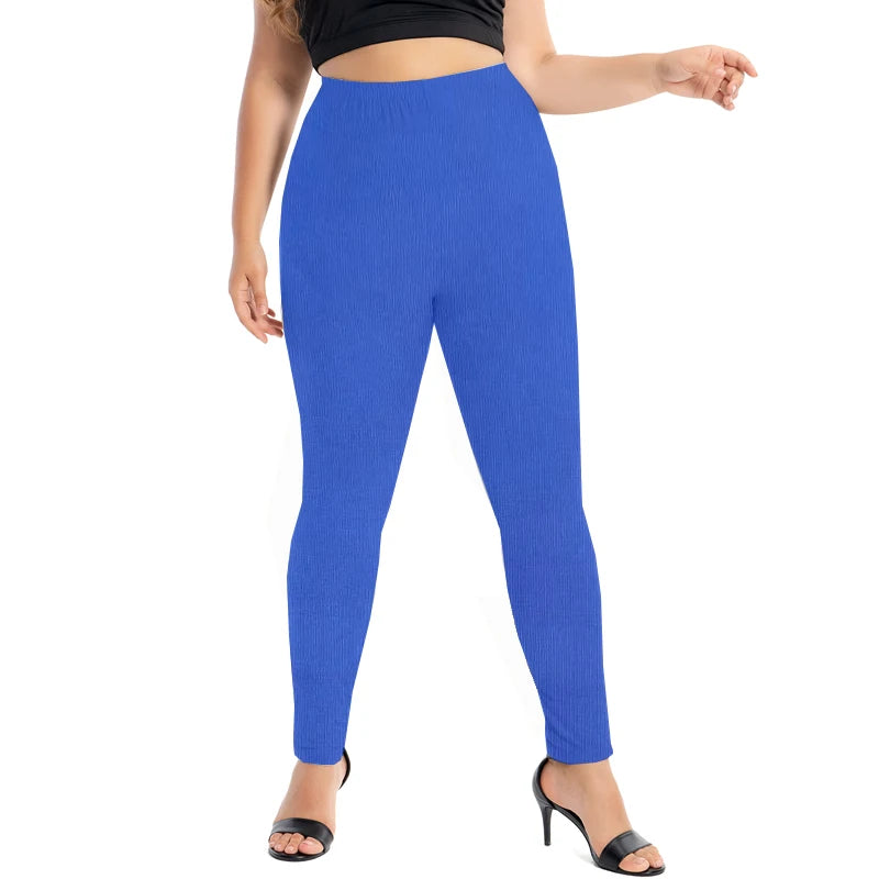 Plus Size Leggings For Women Modal Cotton Stretch Elastic Solid Sheer Femme Legin Mujer Pants US 5XL 4XL XXXL XXL XL L