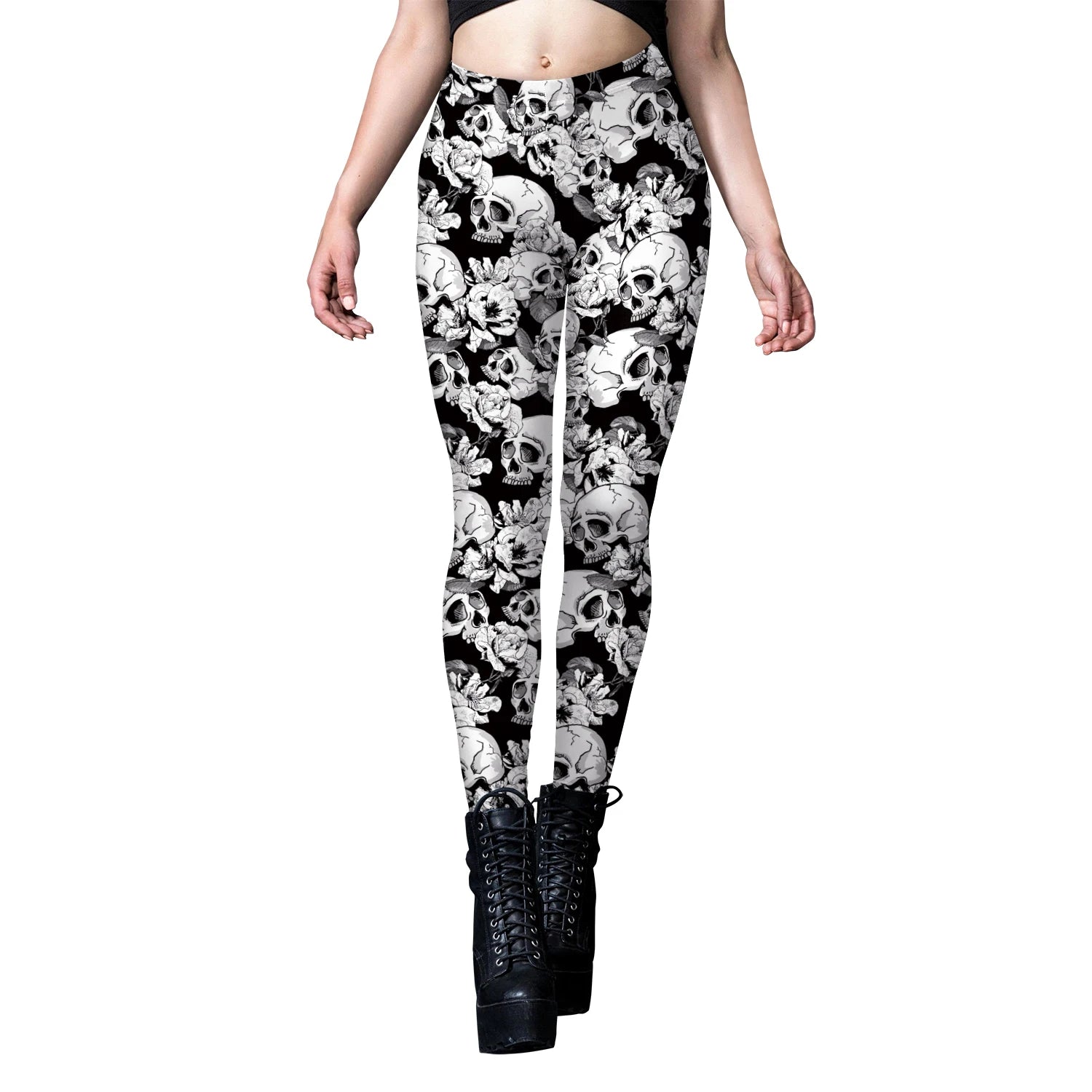 [You're My Secret] 2024 New Camouflage Legging Women Low Waist Sexy Pencil Pants Fashion 3D Printed  Elastic Leggin Wholesale